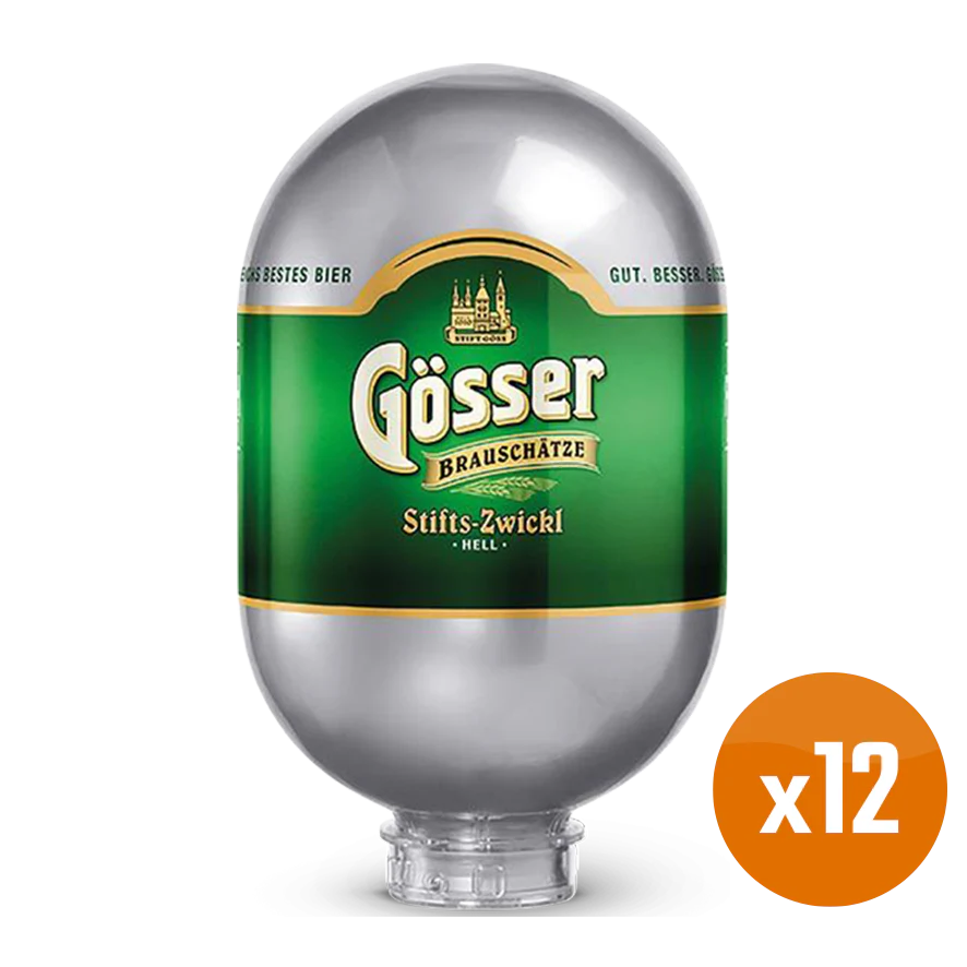 Gösser Zwickl Bundle - 12x 8L BLADE Kegs